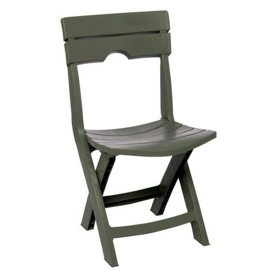 Adams Manufacturing Resin Quik-Fold Chair, Sage