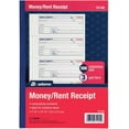 Adams Money and Rent Receipt Book, 3Part, Carbonless, White/Canary