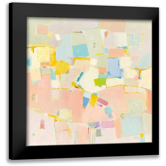 Adams, Phyllis 12x12 Black Modern Framed Museum Art Print Titled - Block Party