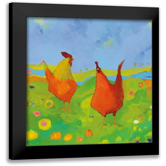 Adams, Phyllis 12x12 Black Modern Framed Museum Art Print Titled - Spring has Sprung