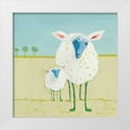 thumbnail image 1 of Adams, Phyllis 26x26 White Modern Wood Framed Museum Art Print Titled - Colorful Sheep, 1 of 4