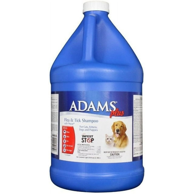 Adams Plus Flea & Tick Shampoo with Precor 1 gallon