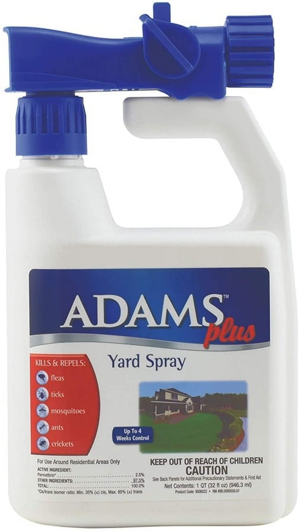 Adams Plus SAFE ANT & HOME AntiFlea and Tick Yard Spray, Kills and