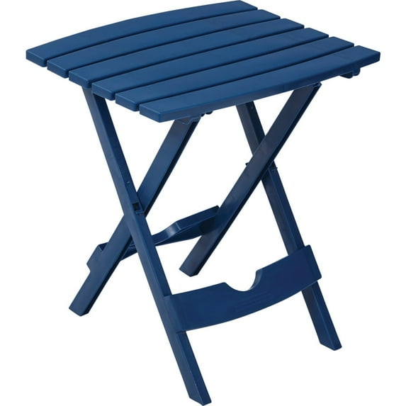Adams Manufacturing 8510-36-3700 Quick-Fold Side Table, Patriotic Blue