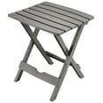 thumbnail image 1 of Adams QuikFold Rectangular Gray Polypropylene Folding End Table, 1 of 5