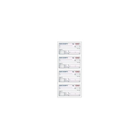 Adams® Carbonless 2-Part Money/Rent Receipt Book, 5 1/4" x 11", Book Of 200 Sets