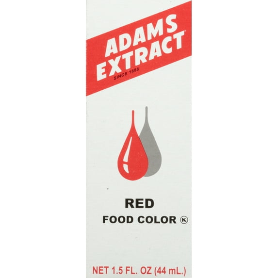 Adams Extract Red Food Color Baking Supply, 1.5 fl oz