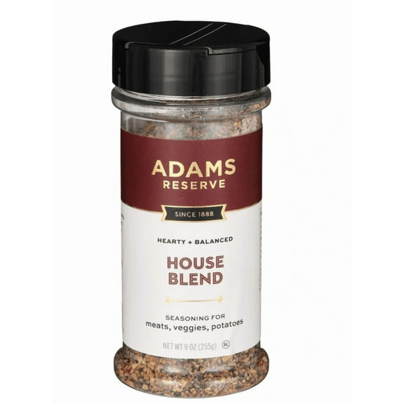 Adams Reserve House Blend Seasoning Hearty Balanced 2 Pack 9 oz