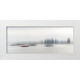 thumbnail image 1 of Adams, Richard 32x15 White Modern Wood Framed Museum Art Print Titled - Boats In The Harbour, 1 of 4