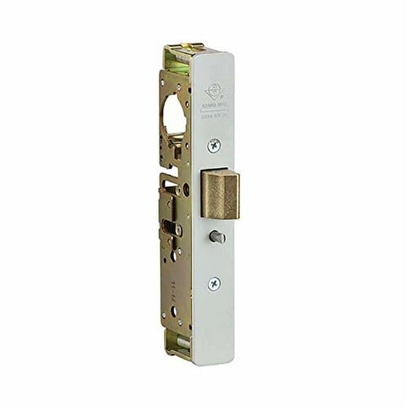 Adams Rite 1.12 in. Left Hand & 4.62 in. Flat Mortised Strike Heavy Duty Deadlatch, Dark Bronze Anodized