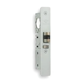 Adams Rite 1.125 x 4.625 in. Left Hand Standard Duty Deadlatch Standard Mortised Strike, Clear Anodized Aluminum