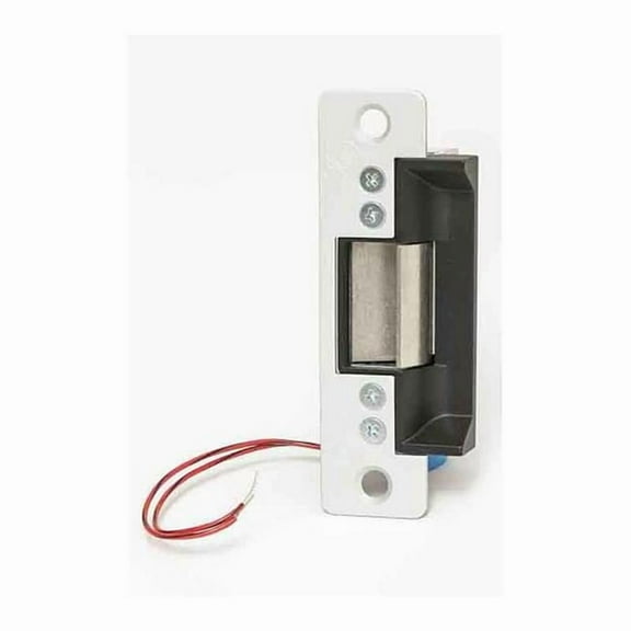 Adams Rite 710054062800 24V Flat Electric Strike Fail Secure, Clear Anodized Aluminum