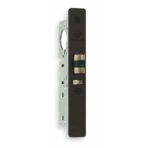 Adams Rite 4510-45-101-313 Standard Duty Deadlatch with 1-1/2" Backset and Flat Faceplate. LH or RHR with a 4-5/8" Strike. 313 Dark Bronze Anodized Finish. CA2