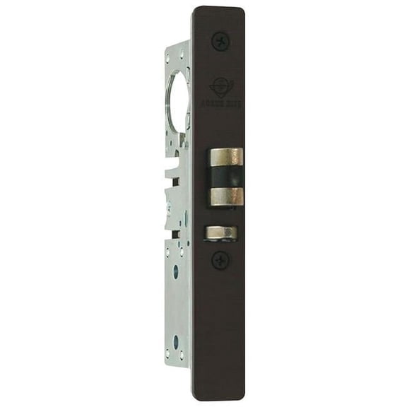 Adams Rite 451025101313 0.96 x 4.625 in. Left Hand Standard Duty Deadlatch Standard Mortised Strike, Dark Bronze Anodized