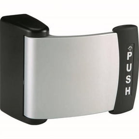 Adams Rite 45910200628 1.75 in. Push to Left Curved Deadlatch Paddle, Clear Anodized Aluminum