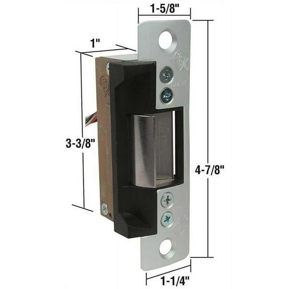 Adams Rite 7100-310-628-00 12Vdc 7100 Series Electric Release Strike for Door