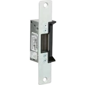 Electric Door Strike, Bronze, Satin Aluminum, For Use With: Cylindrical Locksets with Deadlatches
