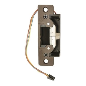 Electric Door Strike, Steel, Dark Bronze, For Use With: Cylindrical Locksets with Deadlatches