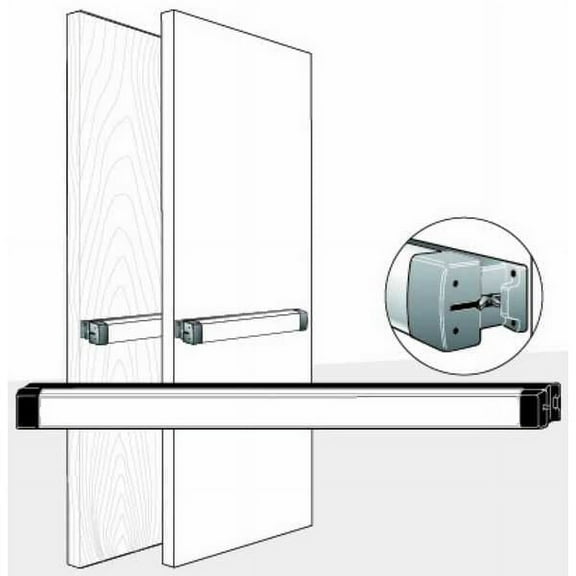 Adams Rite Rim Starwheel Bolt,Exit Device,Grade 1 8702-36