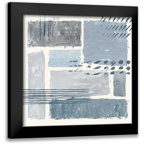 Adams, Sarah 12x12 Black Modern Framed Museum Art Print Titled - Between the Lines III