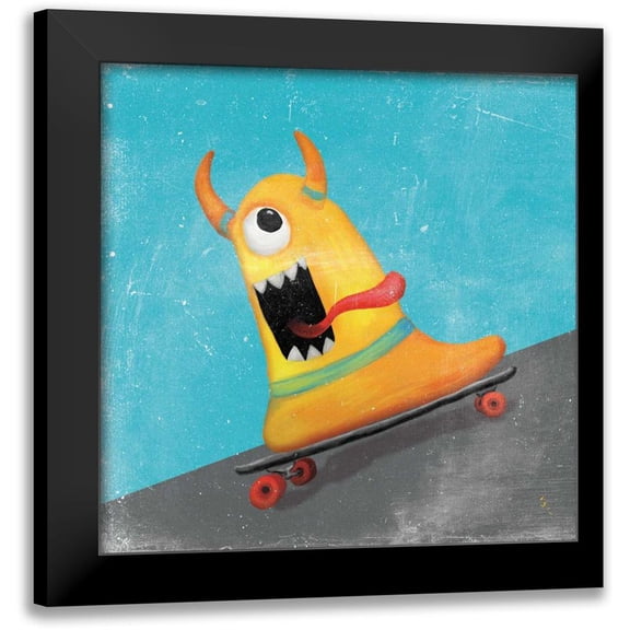 Adams, Sarah 12x12 Black Modern Framed Museum Art Print Titled - Xtreme Monsters IV