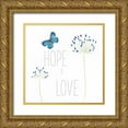 thumbnail image 1 of Adams, Sarah 12x12 Gold Ornate Wood Framed with Double Matting Museum Art Print Titled - Hope and Love, 1 of 4