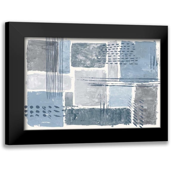 Adams, Sarah 18x13 Black Modern Framed Museum Art Print Titled - Between the Lines I