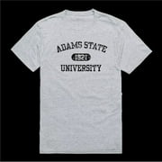 Adams State University Grizzlies Distressed Arch College T-Shirt, Heather Grey - Large