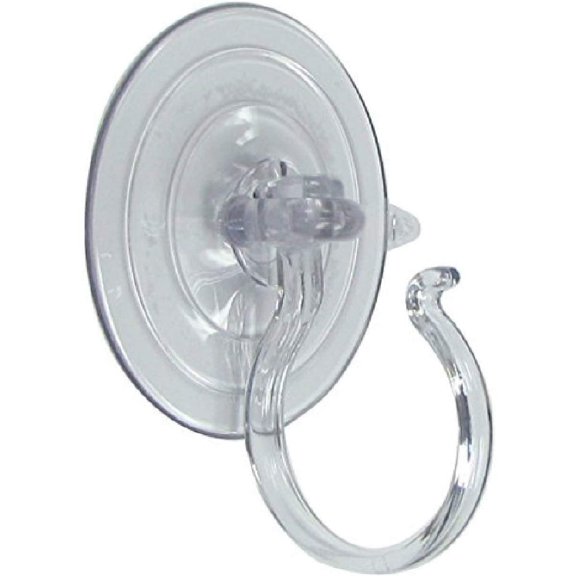 Adams Manufacturing Suction Cup Wreath Holder - Holds Up to 10 Lbs - Clear