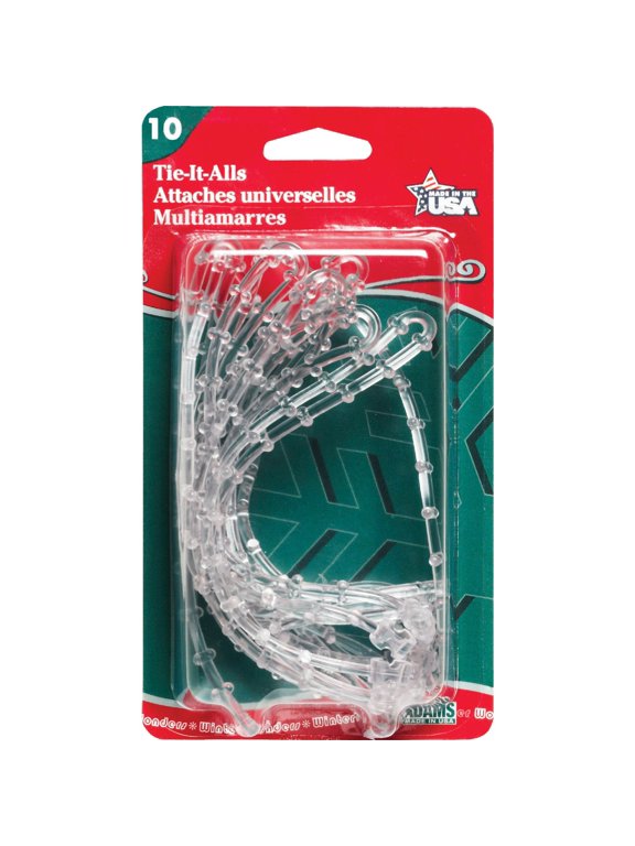 Tie-It-All Clear Necktie - Transparent Reusable Tie 12"
