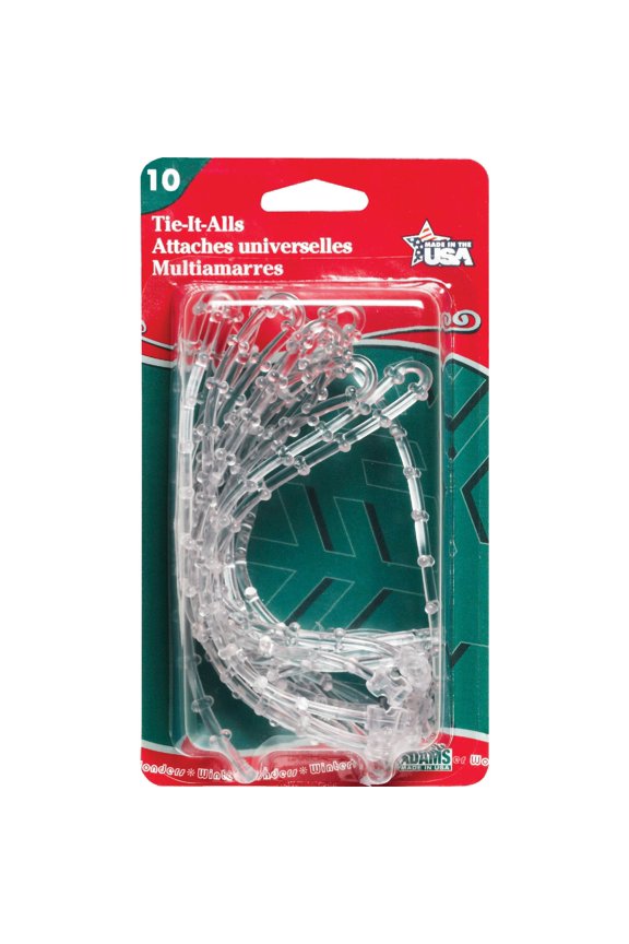 Tie-It-All Clear Necktie - Transparent Reusable Tie 12"