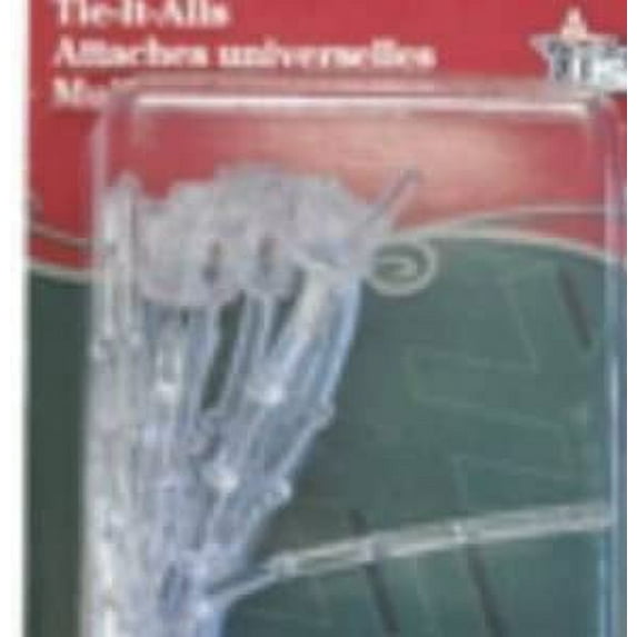 Adams Tie-It-All 12" L Clear
