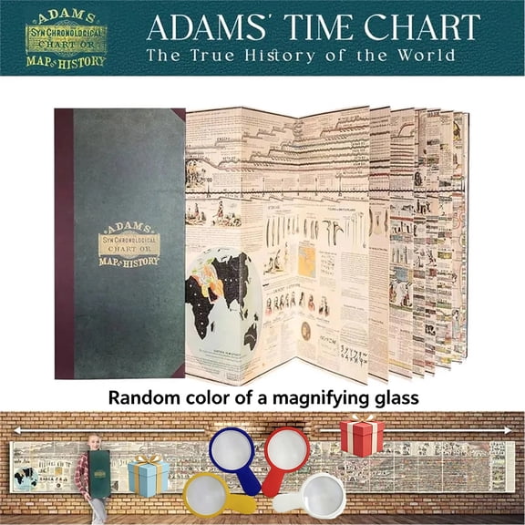 Adams Time Chart 2.0 Large Size Daily Schedule Planner, 20in Practical Time Management Tool for Home Office Study Use