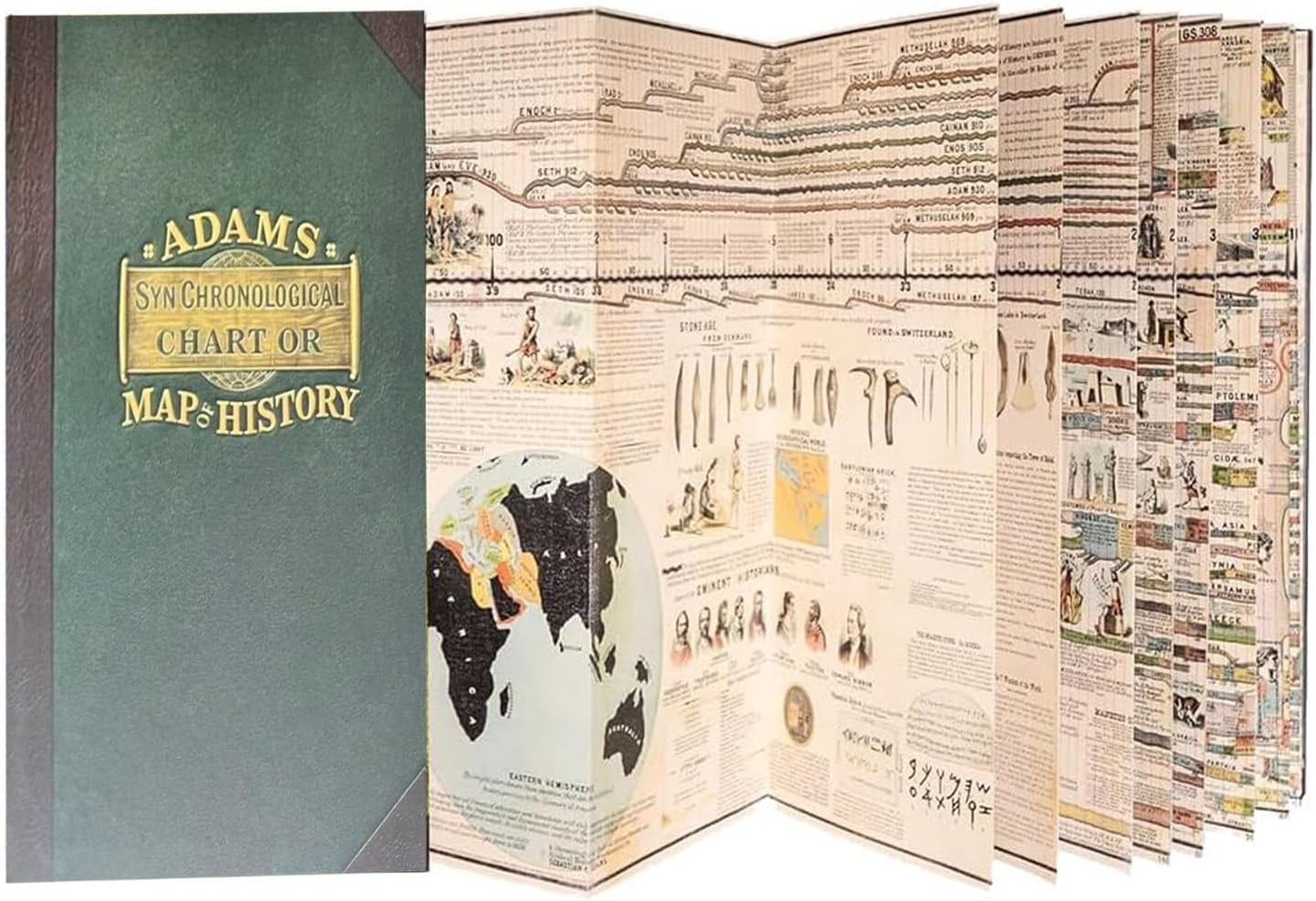 Adams Time Chart 3.0 Graphic Bible Study Book, 23-Foot Visual Bible ...