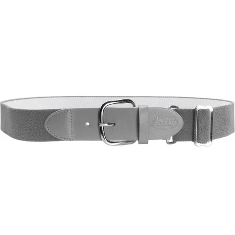 Adams Elastic Youth Adjustable Baseball/Softball Belt, One Size (1 1/4 inches), Silver