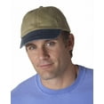 thumbnail image 1 of Adams LP102 Optimum-Khaki W/Contrast Bill Cap-Khaki/MidnightBlue-One Size Fits All, 1 of 4