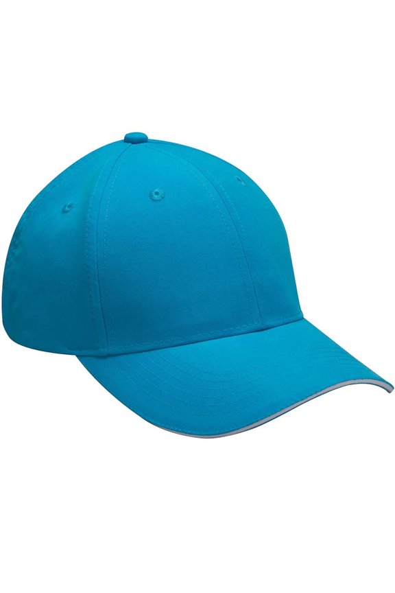 Unisex 6-Panel Mid-Profile Structured Moisture Management Cap