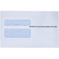 Adams W2 Envelopes, For Standard IRS W2 Forms, Gummed Double Window