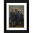 thumbnail image 1 of Adams, Wayman Elbridge 17x24 Black Ornate Wood Framed with Double Matting Museum Art Print Titled - The Art Jury, 1 of 4