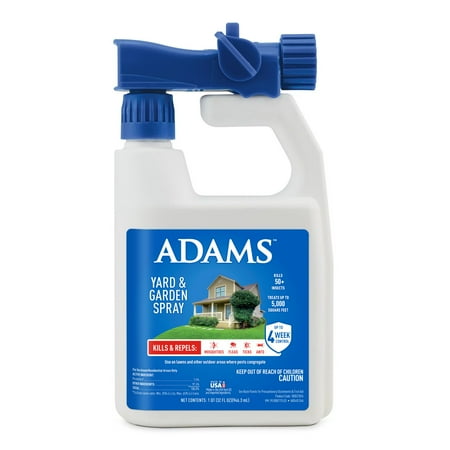 Adams Yard & Garden Spray, Kills Mosquitoes, Fleas, Ticks & Other Outdoor Pests, 32 fl oz