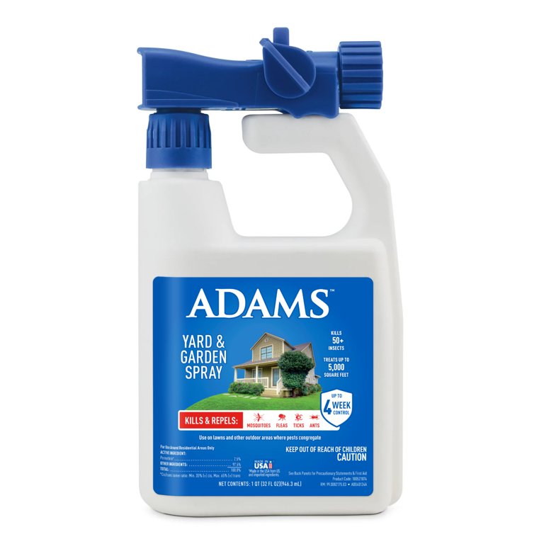 Adams Yard Garden Spray, Kills Mosquitoes, Fleas, Ticks Other