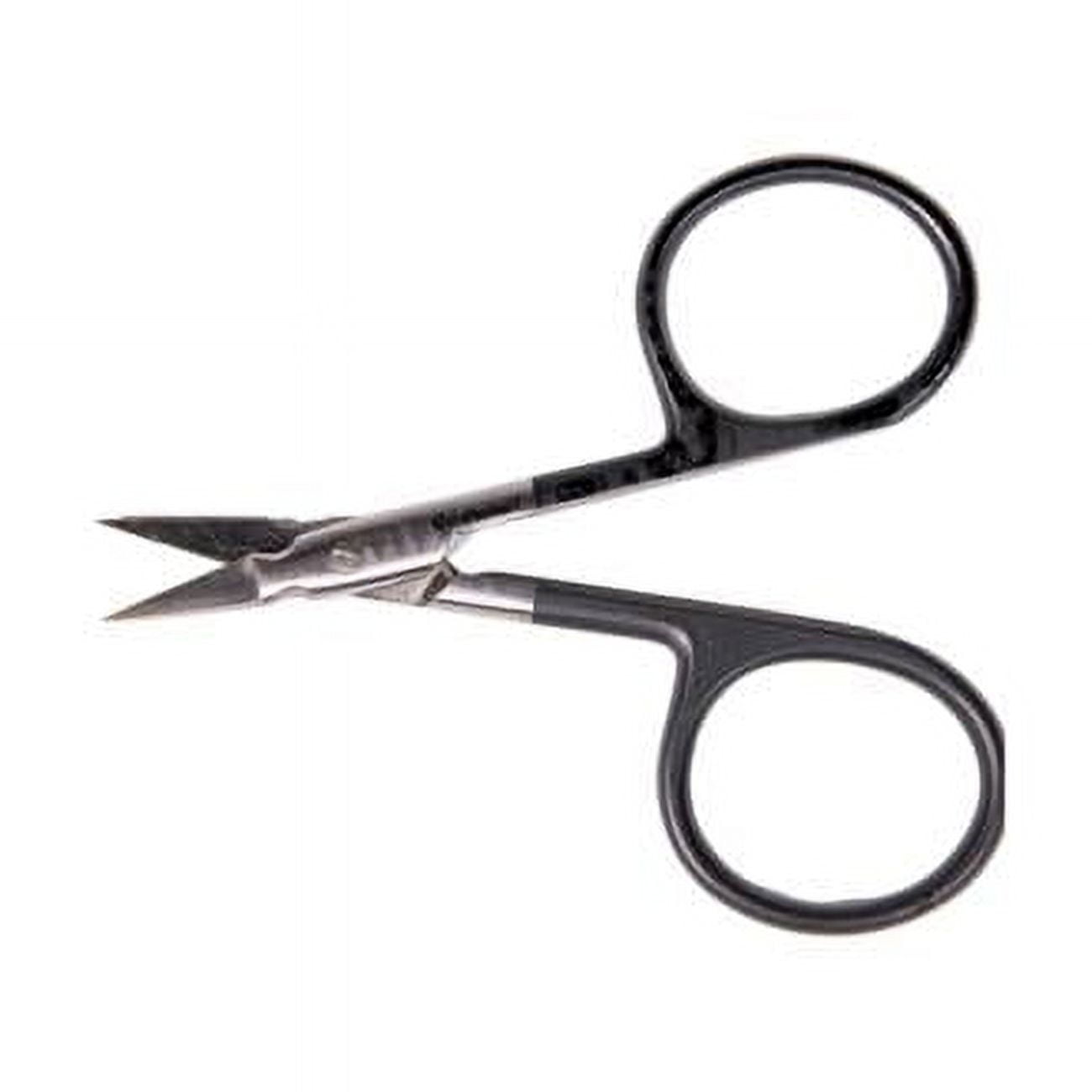 Adamsbuilt Fishing AS35BKTC 3.5 in. Straight Arrow Scissors - Black Tungsten Carbide
