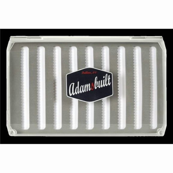 Adamsbuilt Fishing AB136DFF Magnetic Closure Dry Fly Foam Box - Clear - Extra Large
