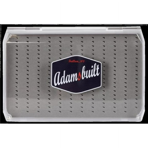 Adamsbuilt Fishing AB136EGF Magnetic Closure Fly Box with Easy Grip Foam - Clear - Extra Large