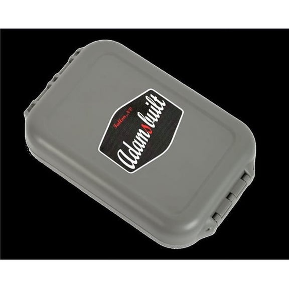 Adamsbuilt Fishing AB137EGF Waterproof Page Box with Easy Fly Foam - Gray Double Sided - Medium
