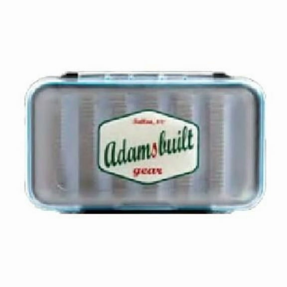 Adamsbuilt Fishing AB18EFB Waterproof Dry & Nymph Foam Fly Box - Clear Double Sided - Large