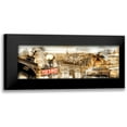 thumbnail image 1 of Adamsky 14x7 Black Modern Framed Museum Art Print Titled - Collage Paris 01, 1 of 5