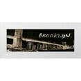 thumbnail image 1 of Adamsky 24x11 White Modern Wood Framed Museum Art Print Titled - Brooklyn, 1 of 4