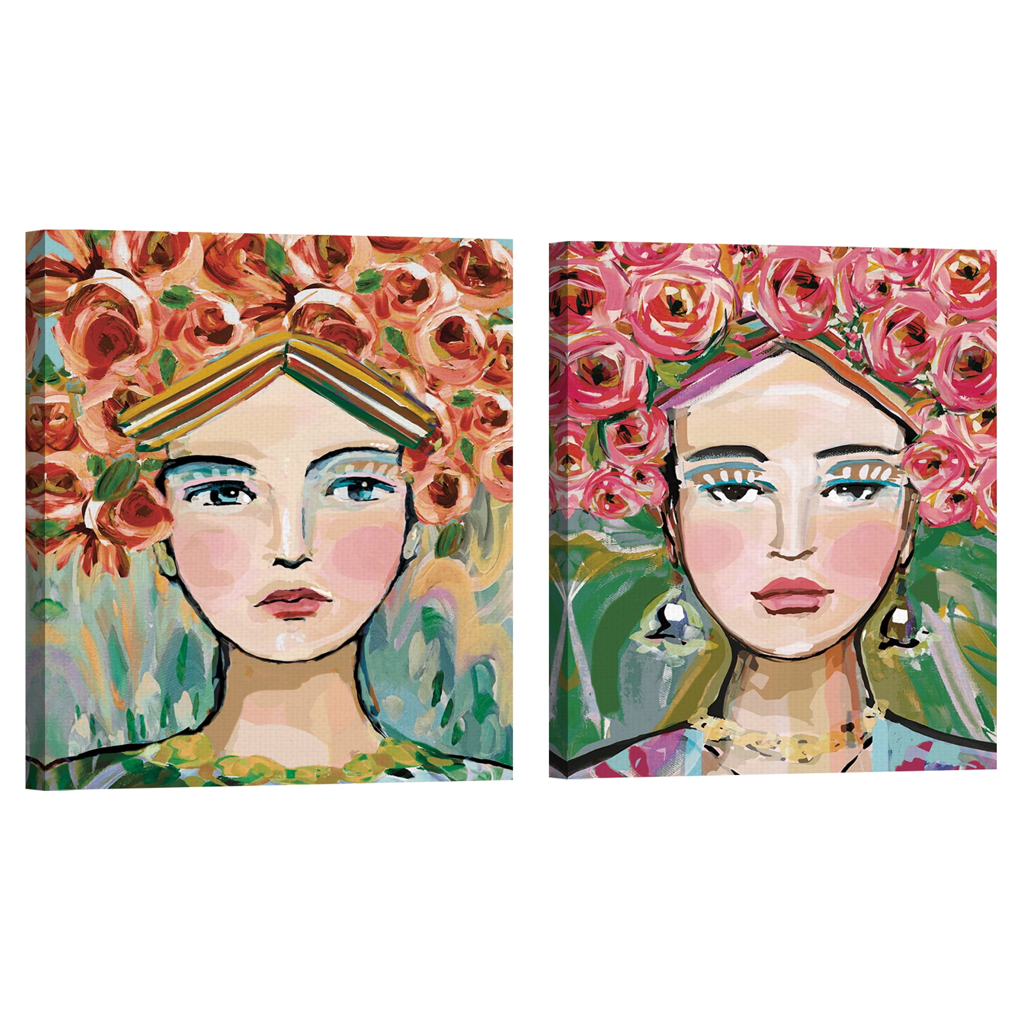 Adana & Adelina by Mark Chandon Canvas Set of 2 Art Prints