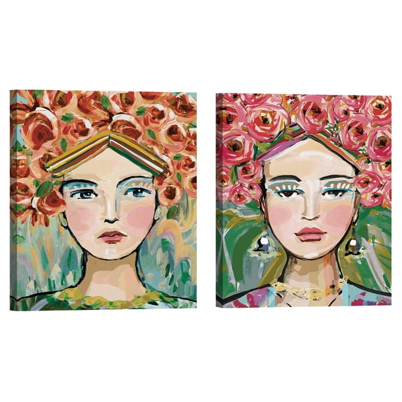 Adana & Adelina by Mark Chandon Set of 2 Canvas Art Prints